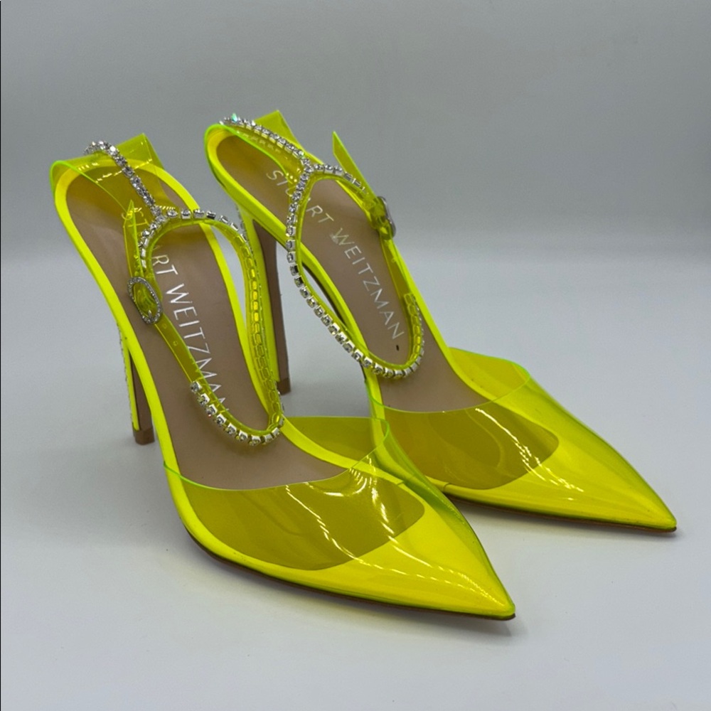Stuart Weitzman Neon Yellow Heels